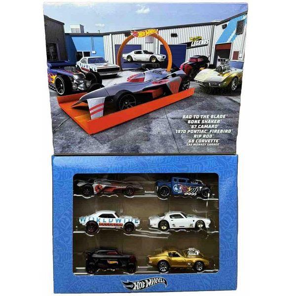 Hot Wheels Legends Multipacote com 6 Veiculos Lendarios Mattel